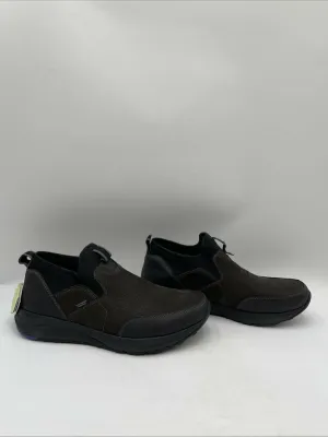 Nunn Bush Men's Excursion Waterproof Moccasin Toe Slip-On Shoes Black 9.5M - Very Good