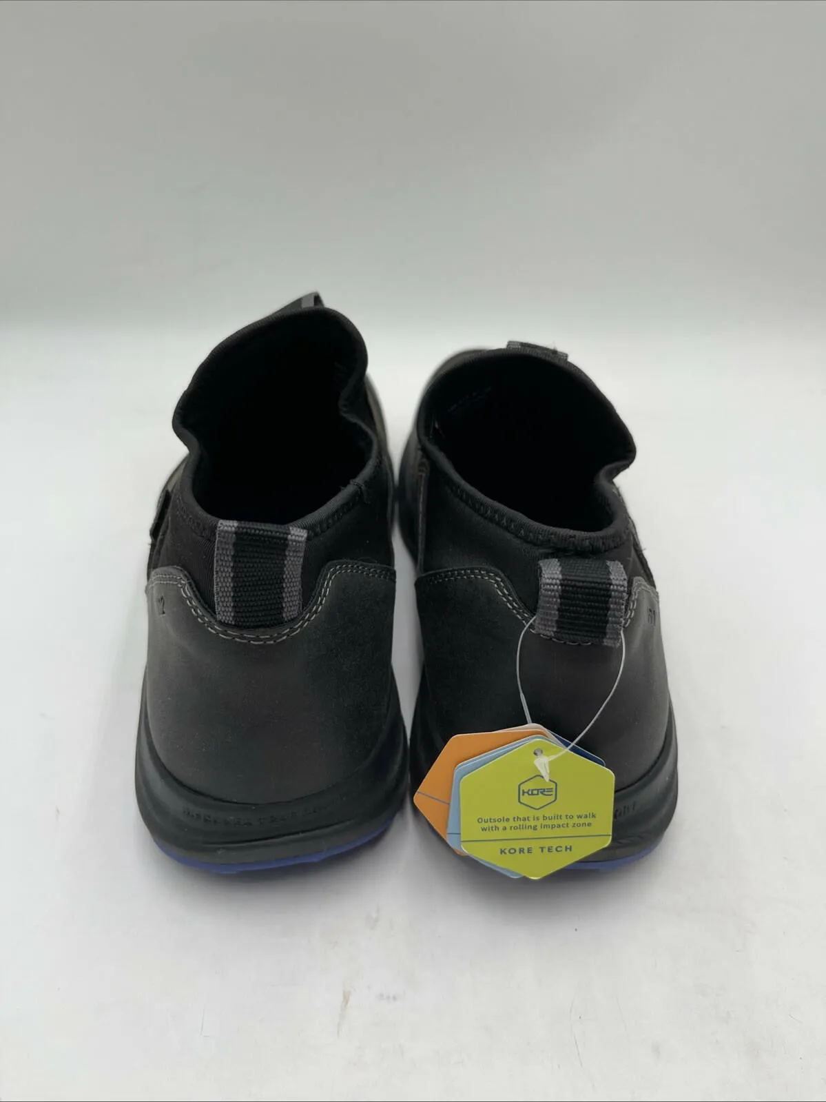 Nunn Bush Men's Excursion Waterproof Moccasin Toe Slip-On Shoes Black 9.5M - Very Good