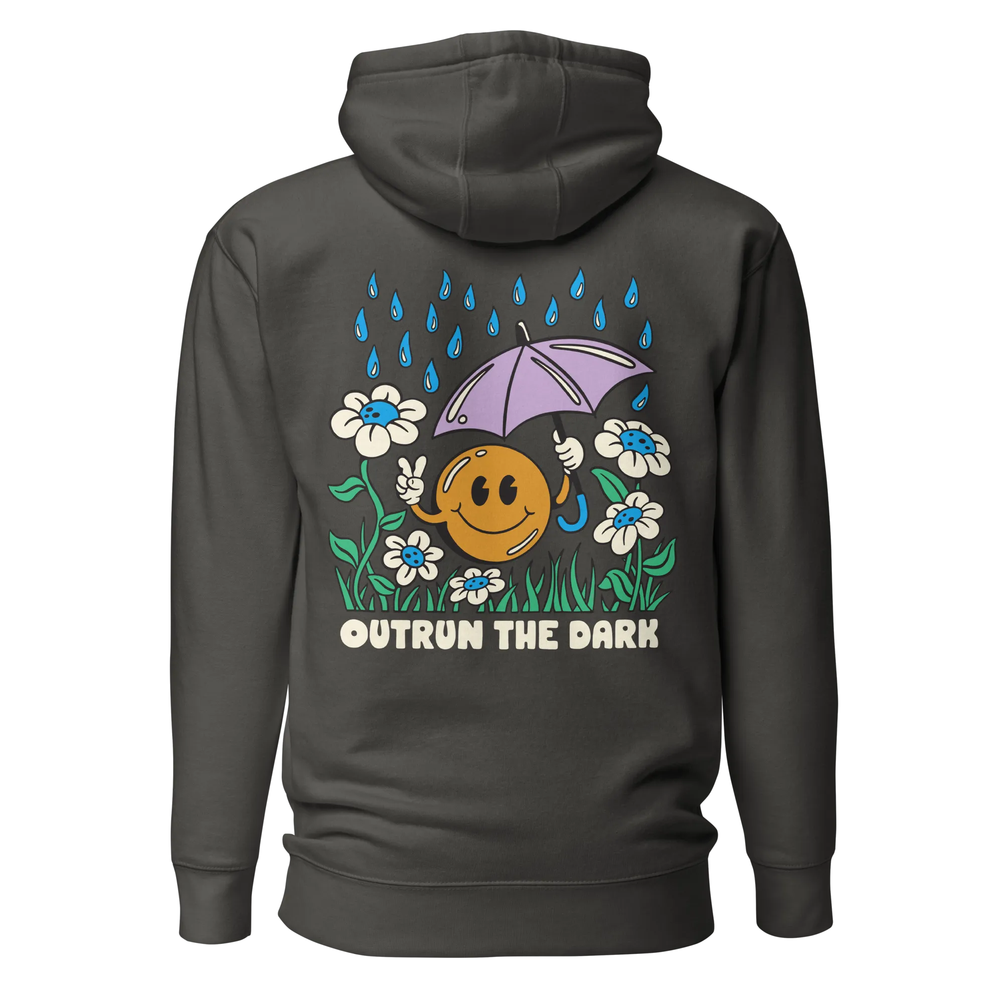 Outrun the Rain Men’s Fitted Hoodie