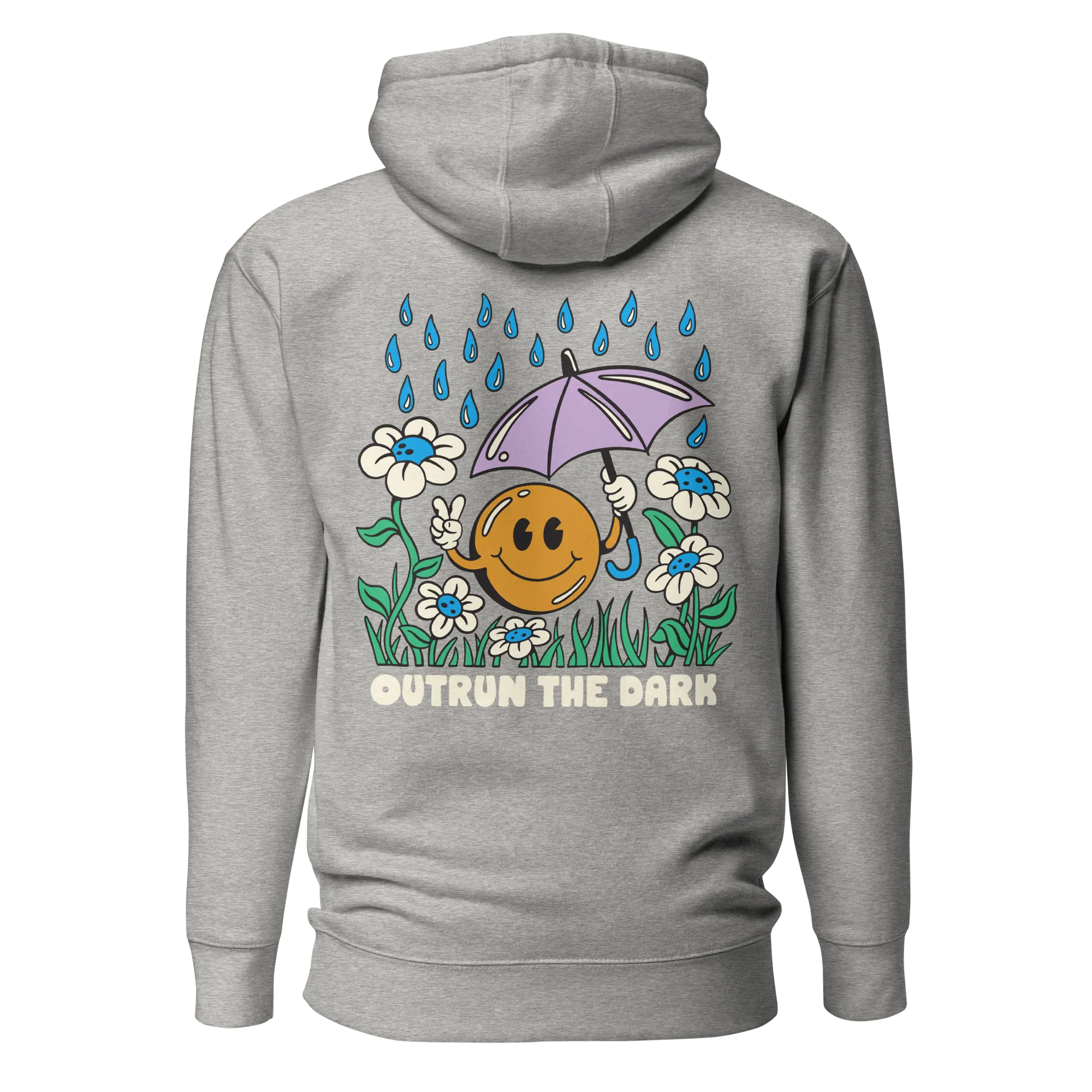 Outrun the Rain Men’s Fitted Hoodie