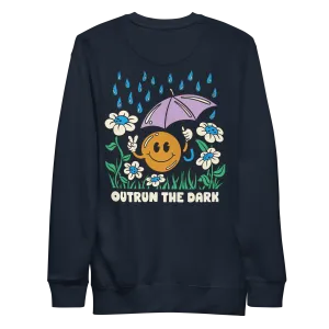 Outrun the Rain Men’s Fitted Sweatshirt
