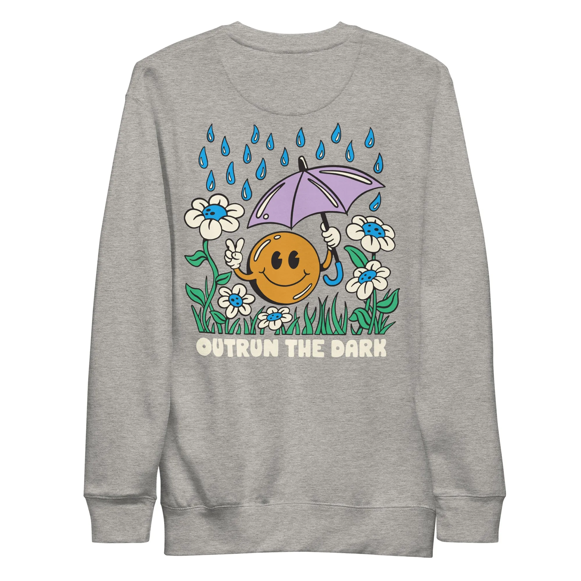 Outrun the Rain Women’s Fitted Sweatshirt