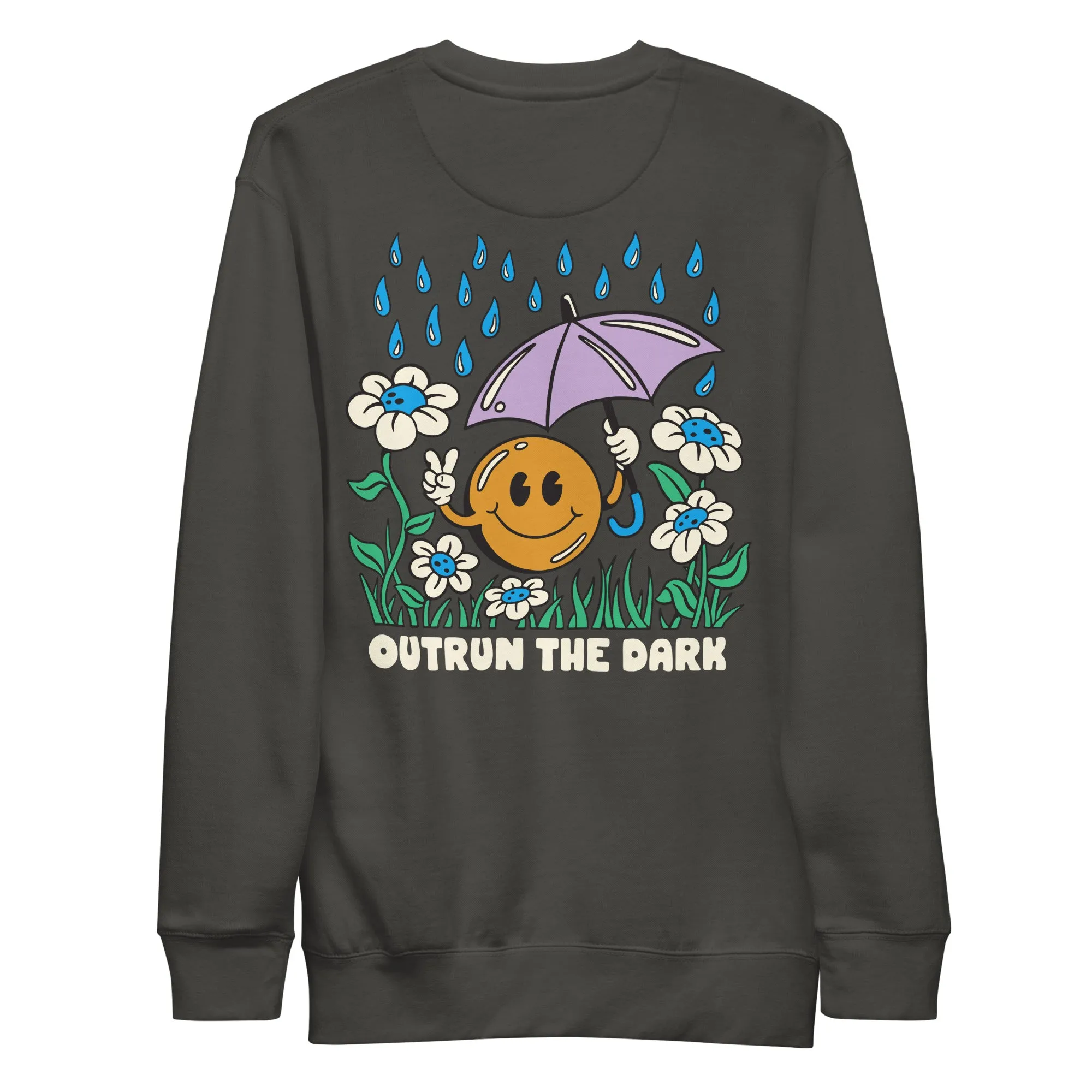 Outrun the Rain Women’s Fitted Sweatshirt