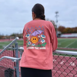 Outrun the Rain Women’s Fitted Sweatshirt