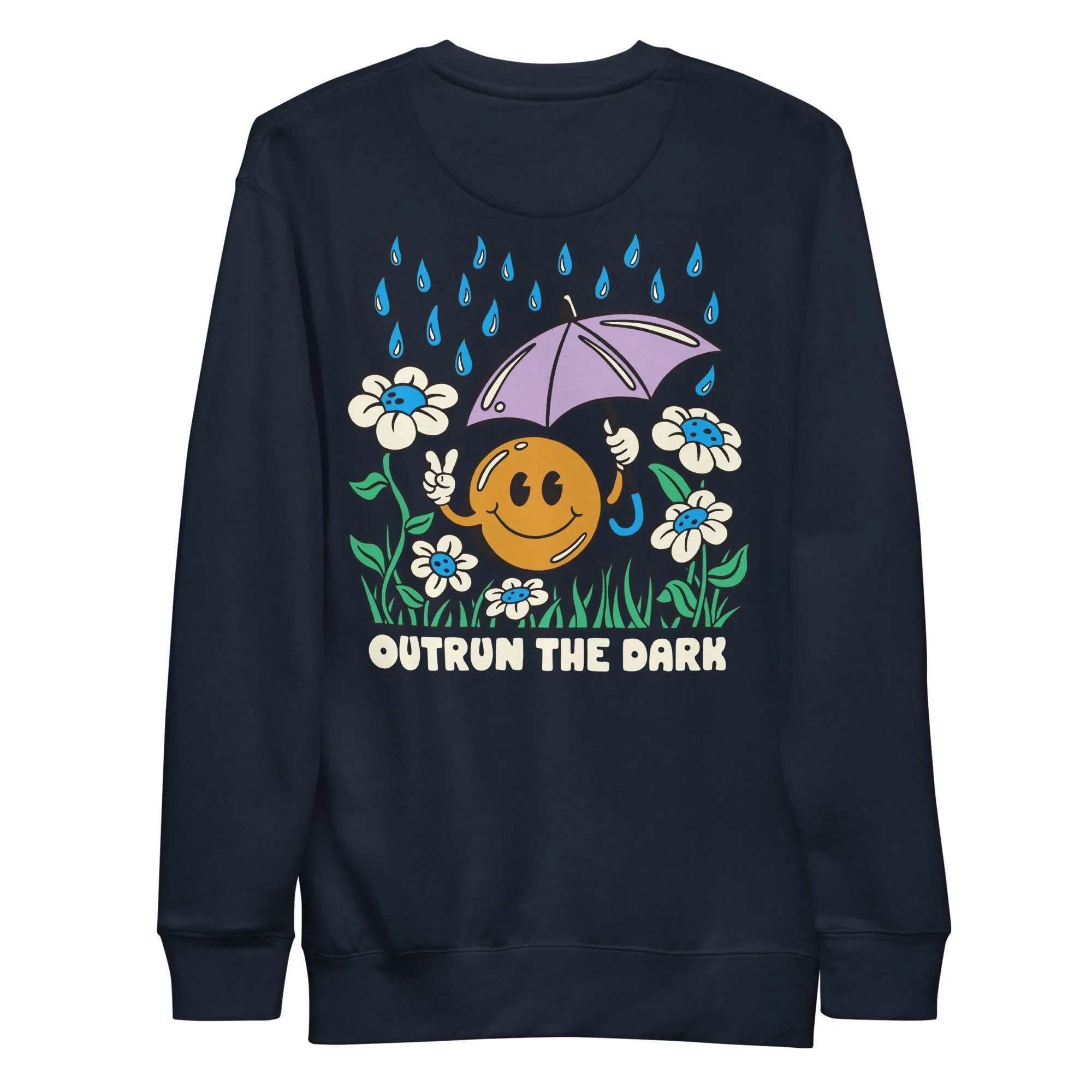 Outrun the Rain Women’s Fitted Sweatshirt