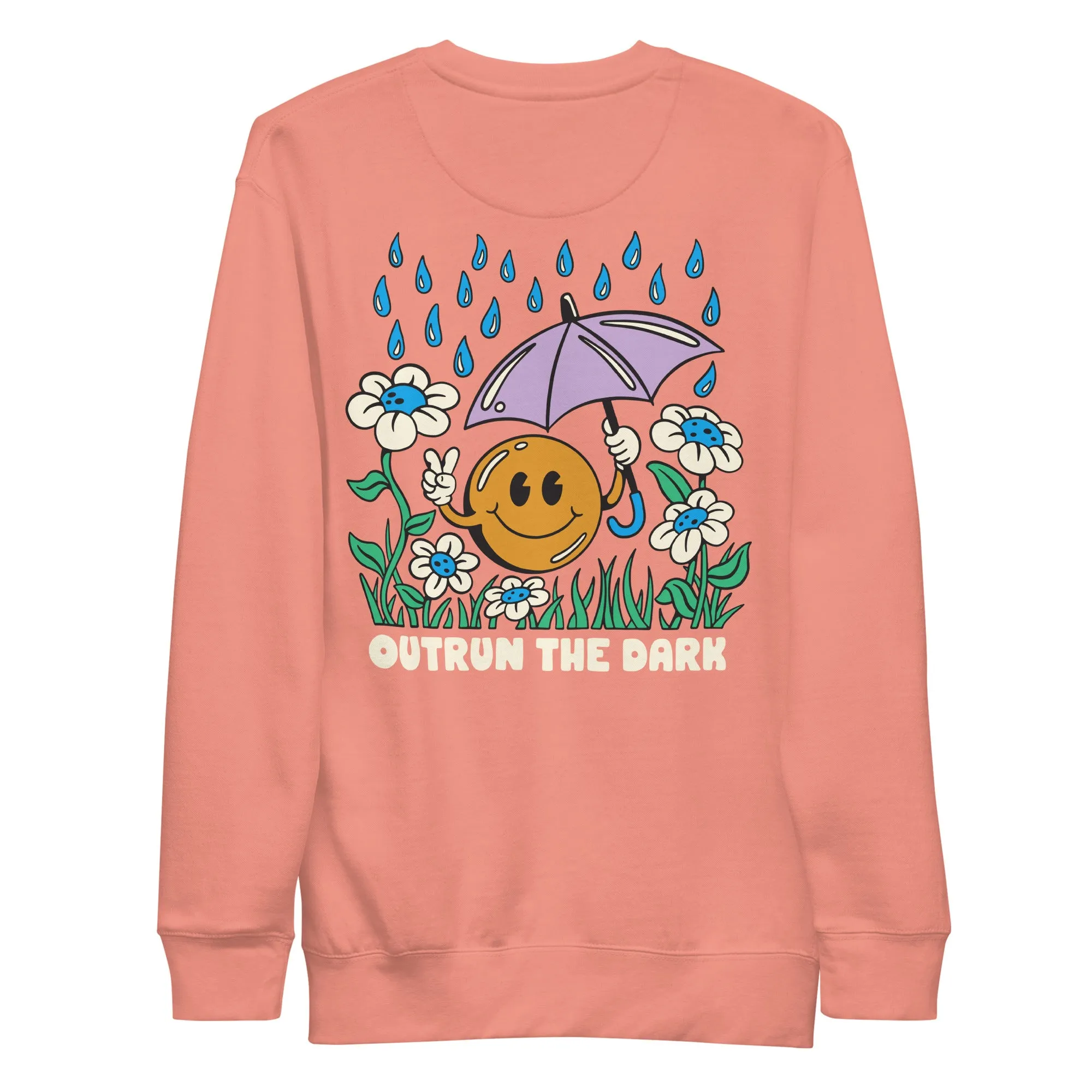 Outrun the Rain Women’s Fitted Sweatshirt