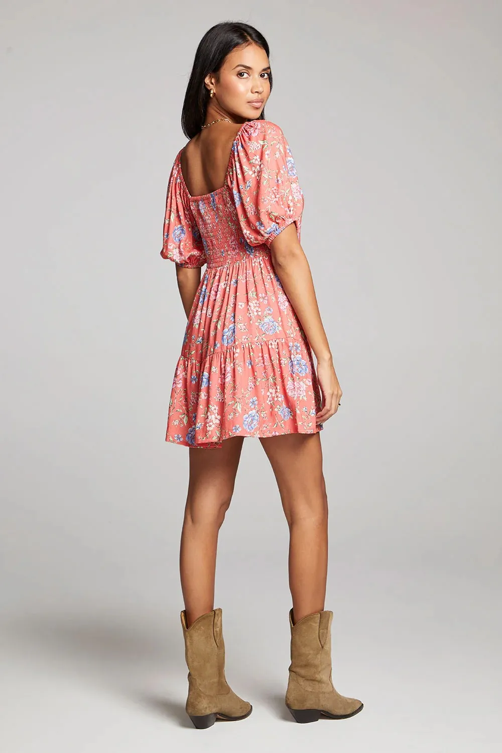 pardee mini dress in poppy