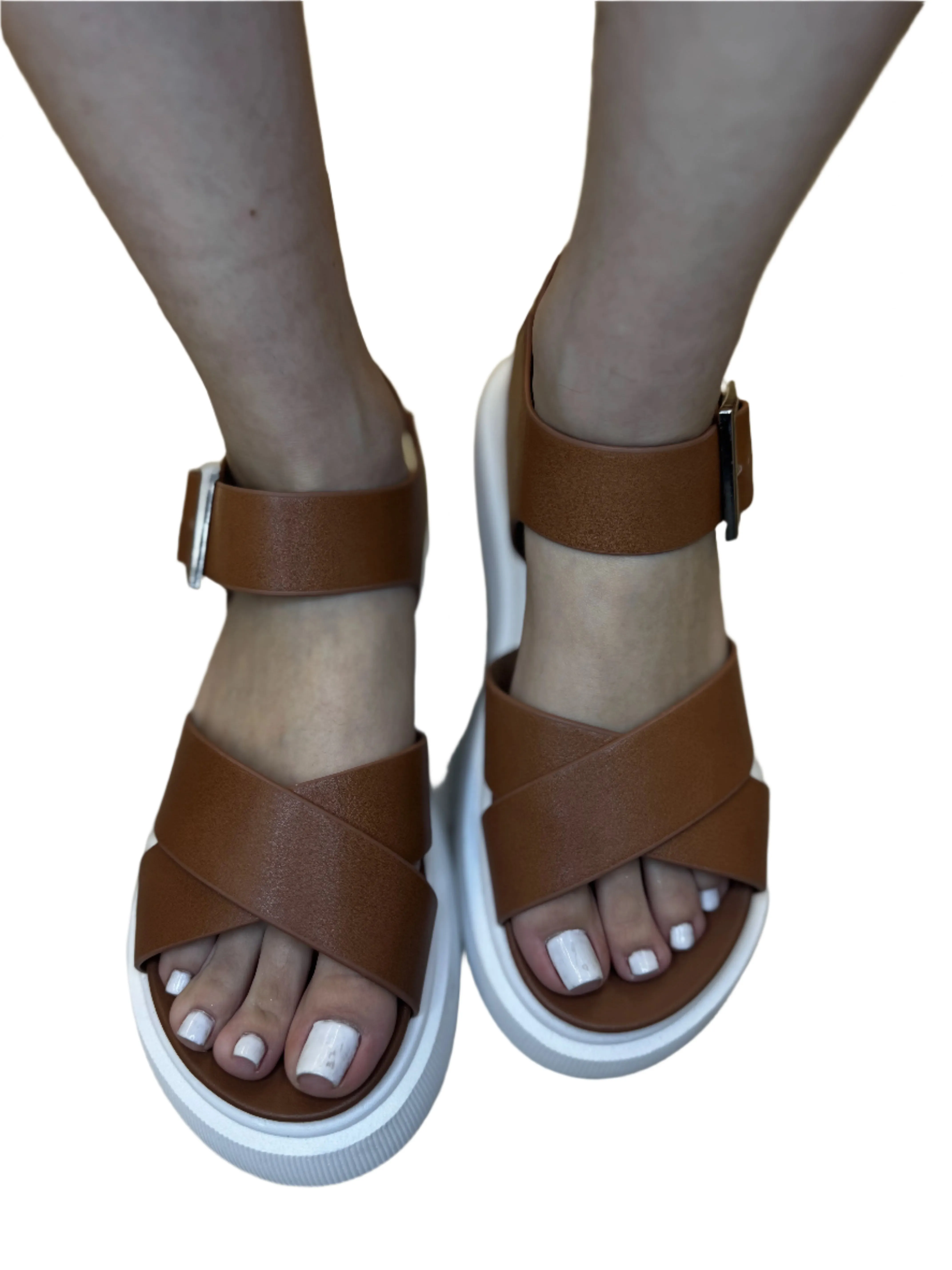 PLATFORM STRAPPY ADJUSTABLE SANDAL CARTER-S