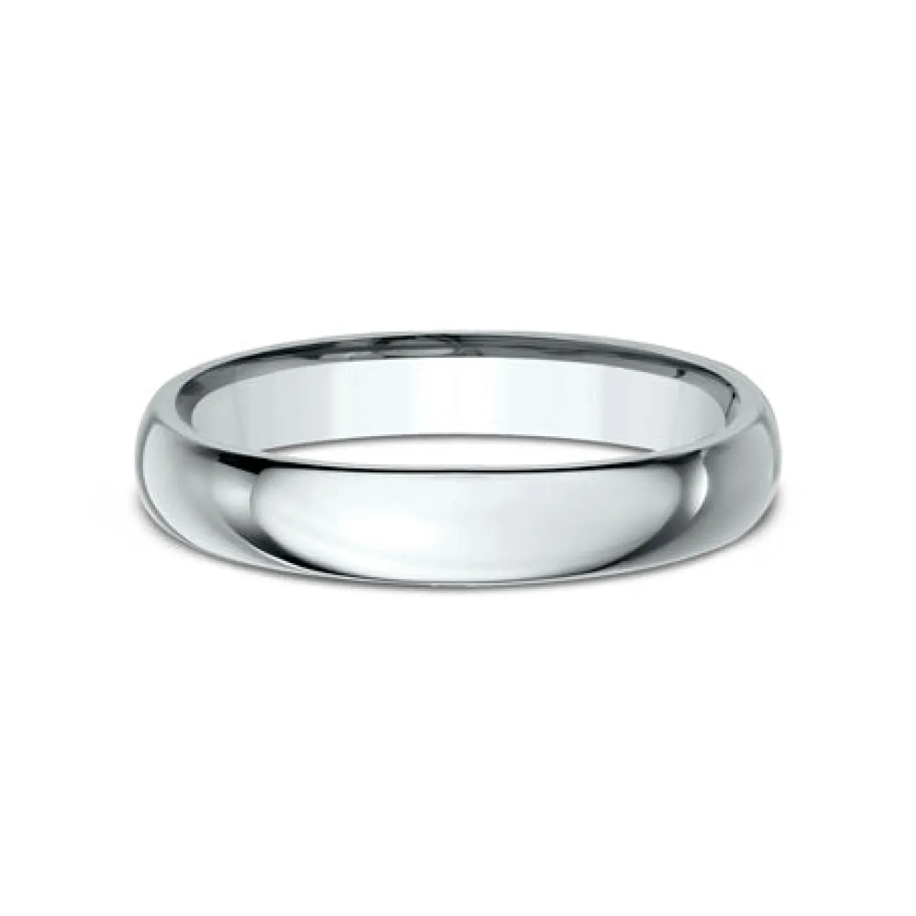 Platinum Regular Dome Comfort Fit 4.0 Wedding Band Ring