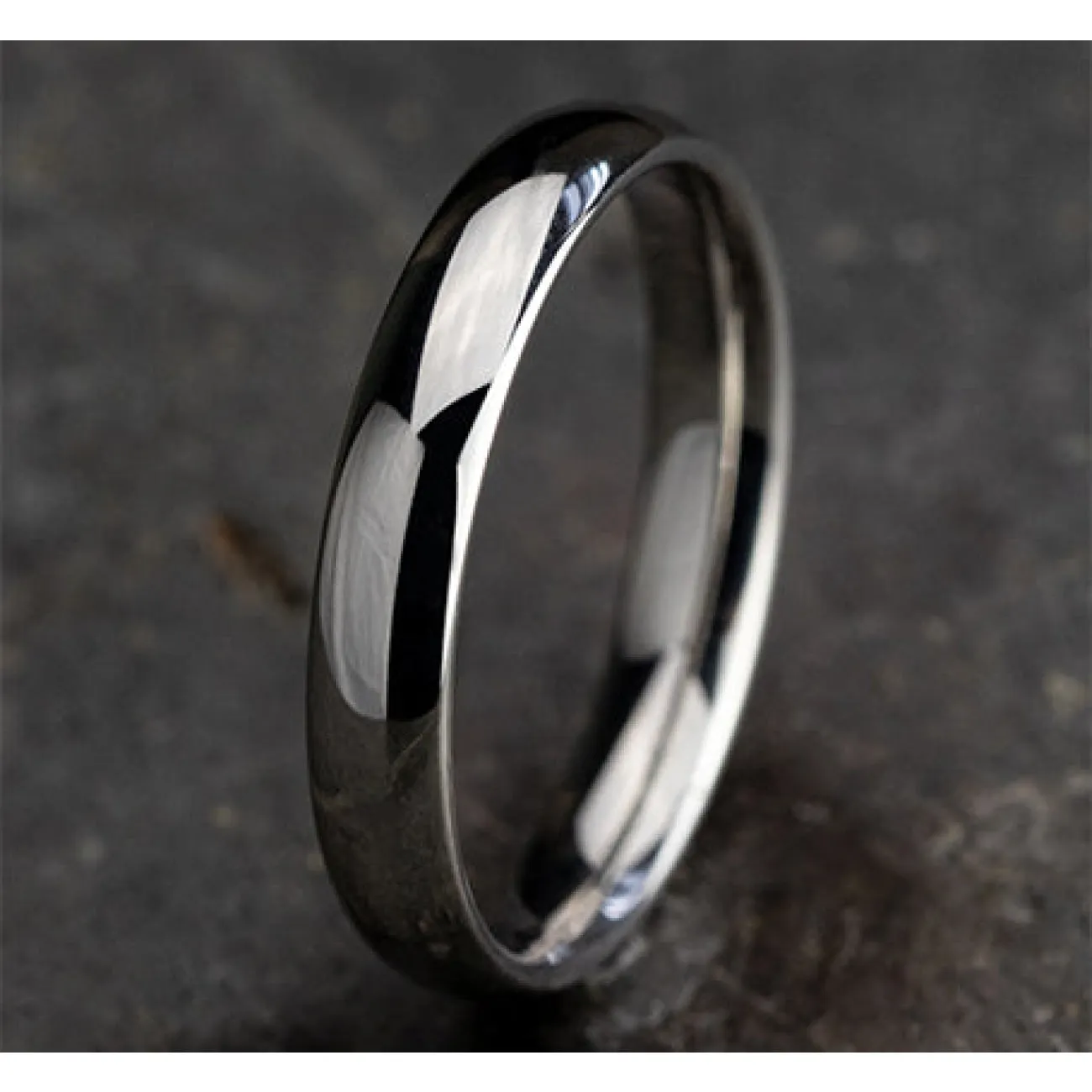 Platinum Regular Dome Comfort Fit 4.0 Wedding Band Ring