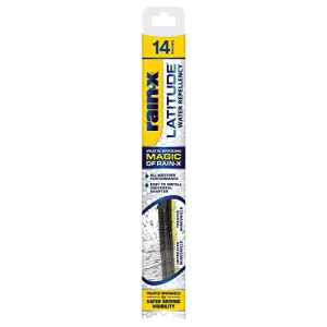 Rain-X 5079272-2 Latitude 2-IN-1 Water Repellency Wiper Blade, 14" (Pack of 1)