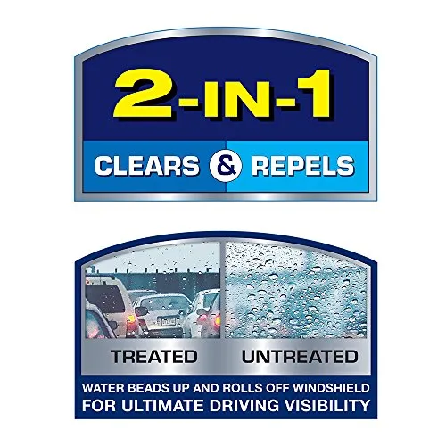 Rain-X 5079272-2 Latitude 2-IN-1 Water Repellency Wiper Blade, 14" (Pack of 1)