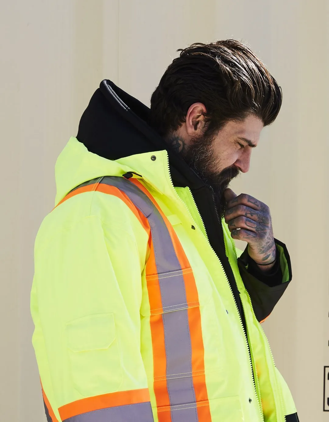 Re-Engineered 4-in-1 Hi Vis Safety Parka