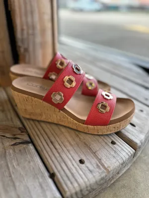 Red Hi Tide Wedge