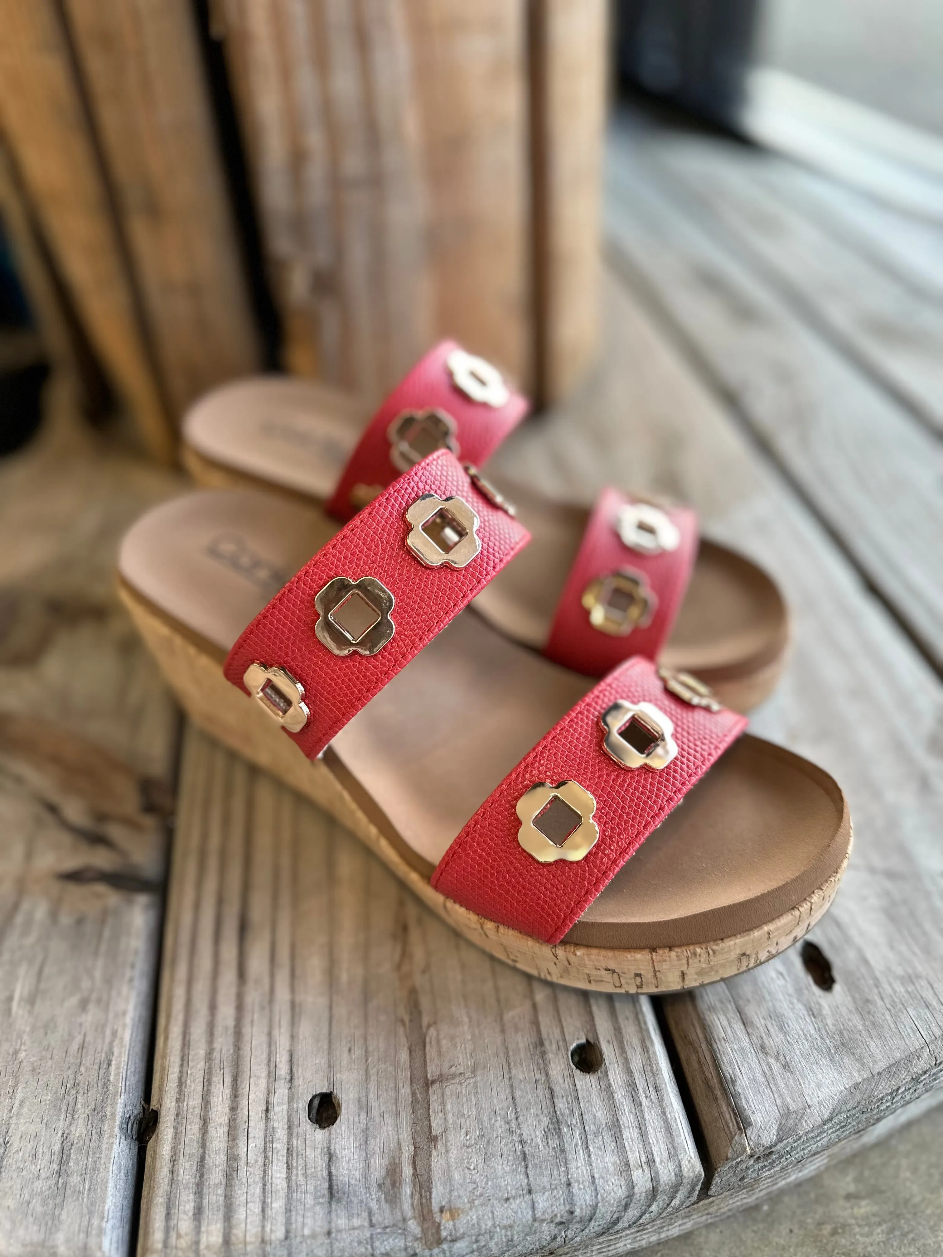 Red Hi Tide Wedge