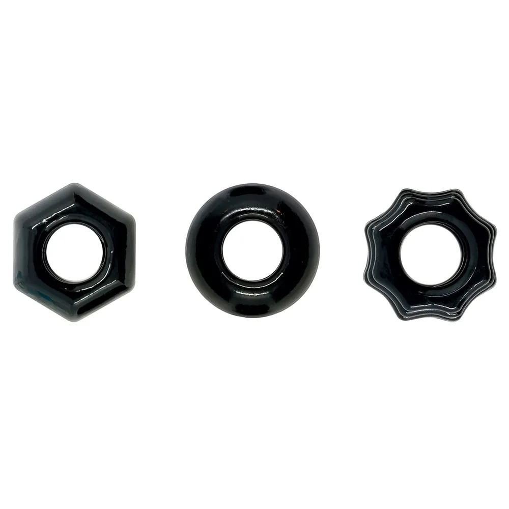 Renegade Chubbies Stackable Cock Rings 3-Pack
