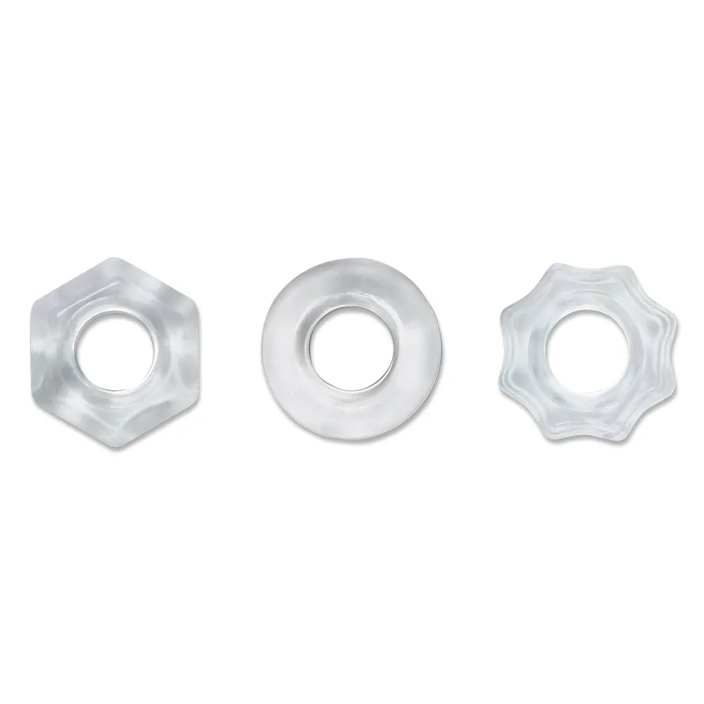 Renegade Chubbies Stackable Cock Rings 3-Pack