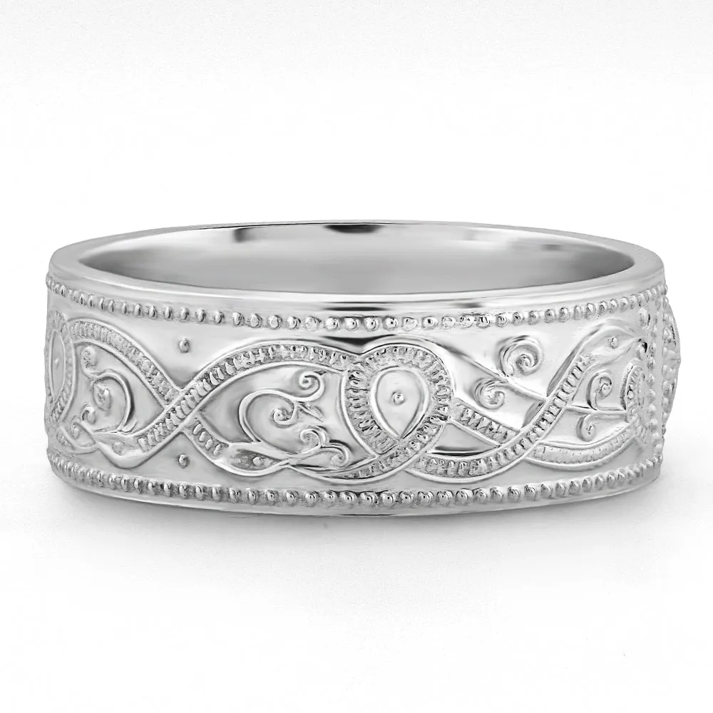 Retired Celtic Warrior Shield Wedding Ring US-WED33