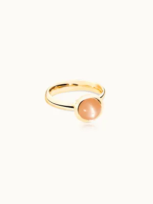 Ring BOUTON small Moonstone orange orange Moonstone