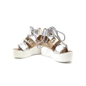 Rose- Gold Heeled Sandals