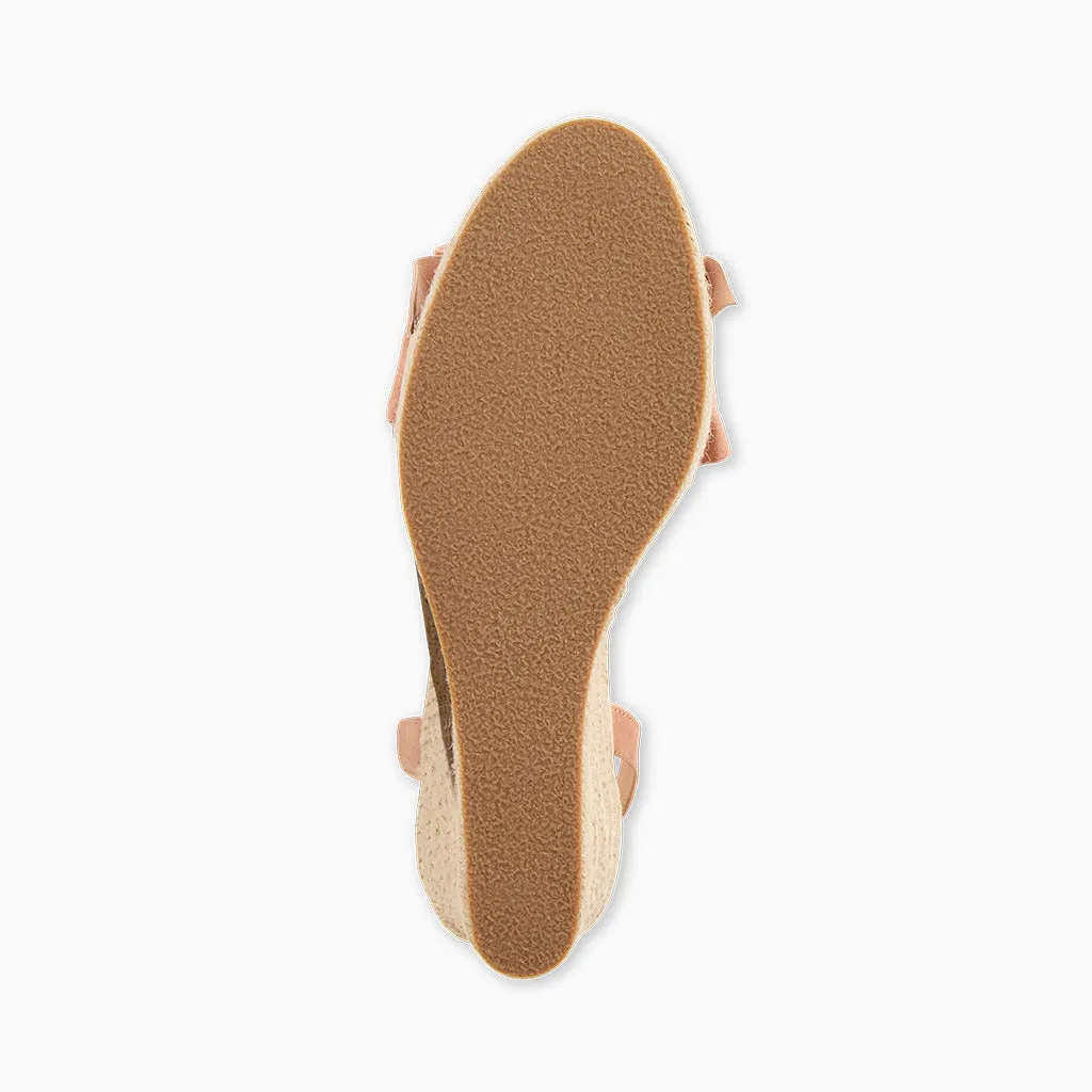 Rozette Ruffle Wedge