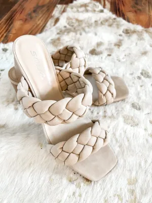 RUE OPEN TOE CASUAL SANDAL ~ TAUPE