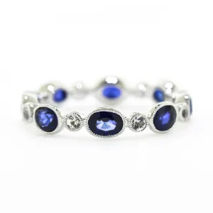Sapphire Eternity Style Ring