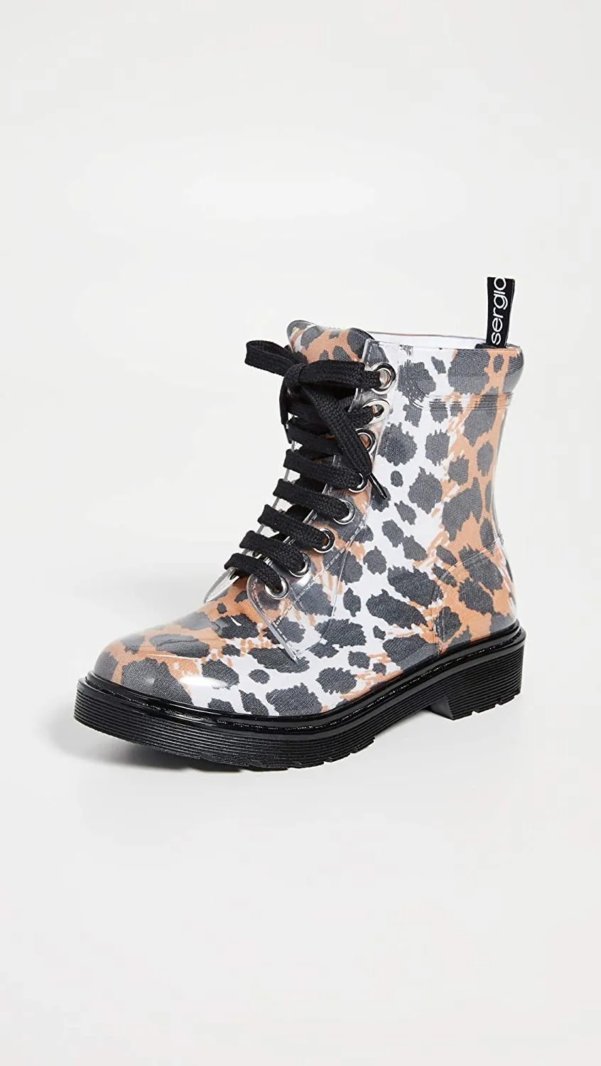 Sergio Rossi Winter Jelly Rain Boot, Multi, 39 Medium EU (39,9 US)