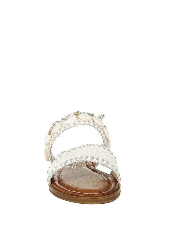 Shellfish Slip On Sandals