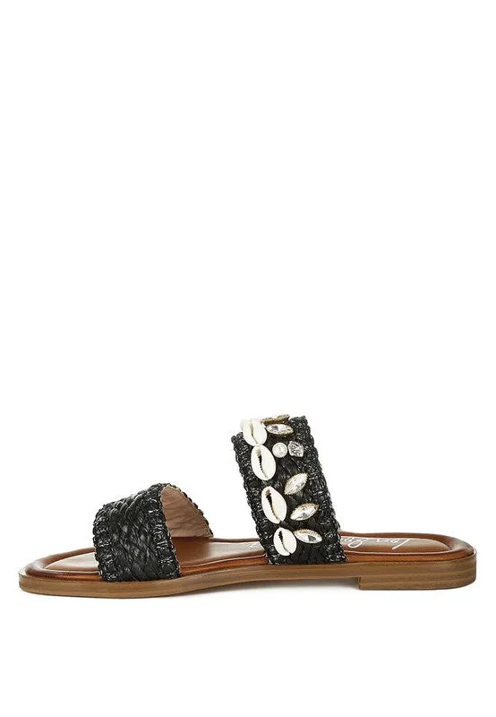 Shellfish Slip On Sandals