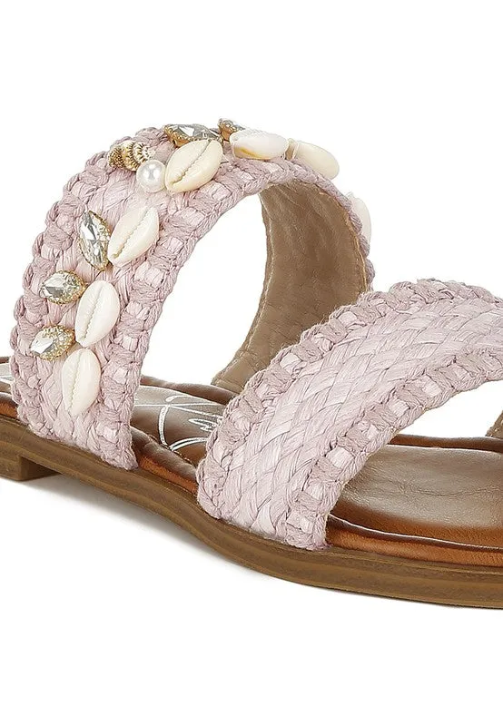 Shellfish Slip On Sandals