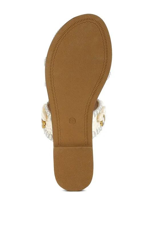 Shellfish Slip On Sandals