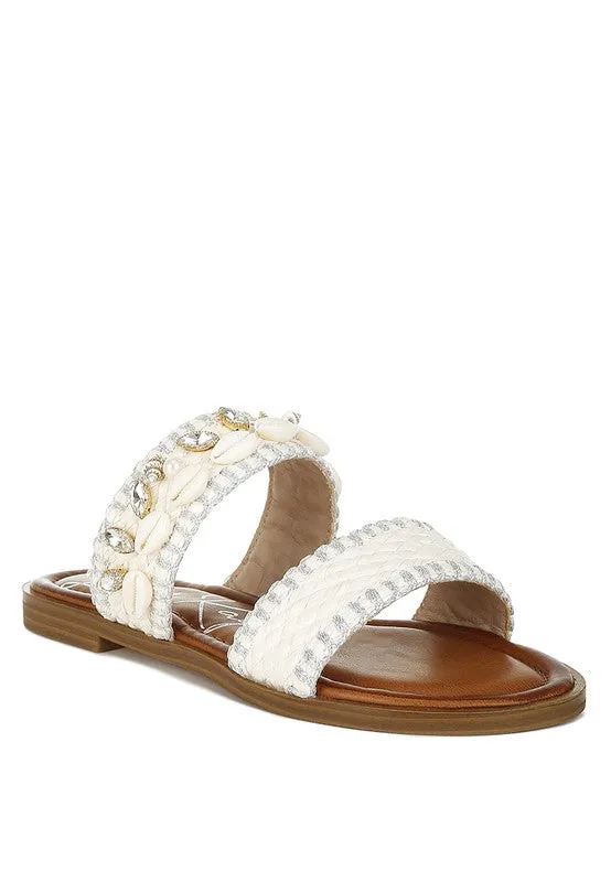 Shellfish Slip On Sandals