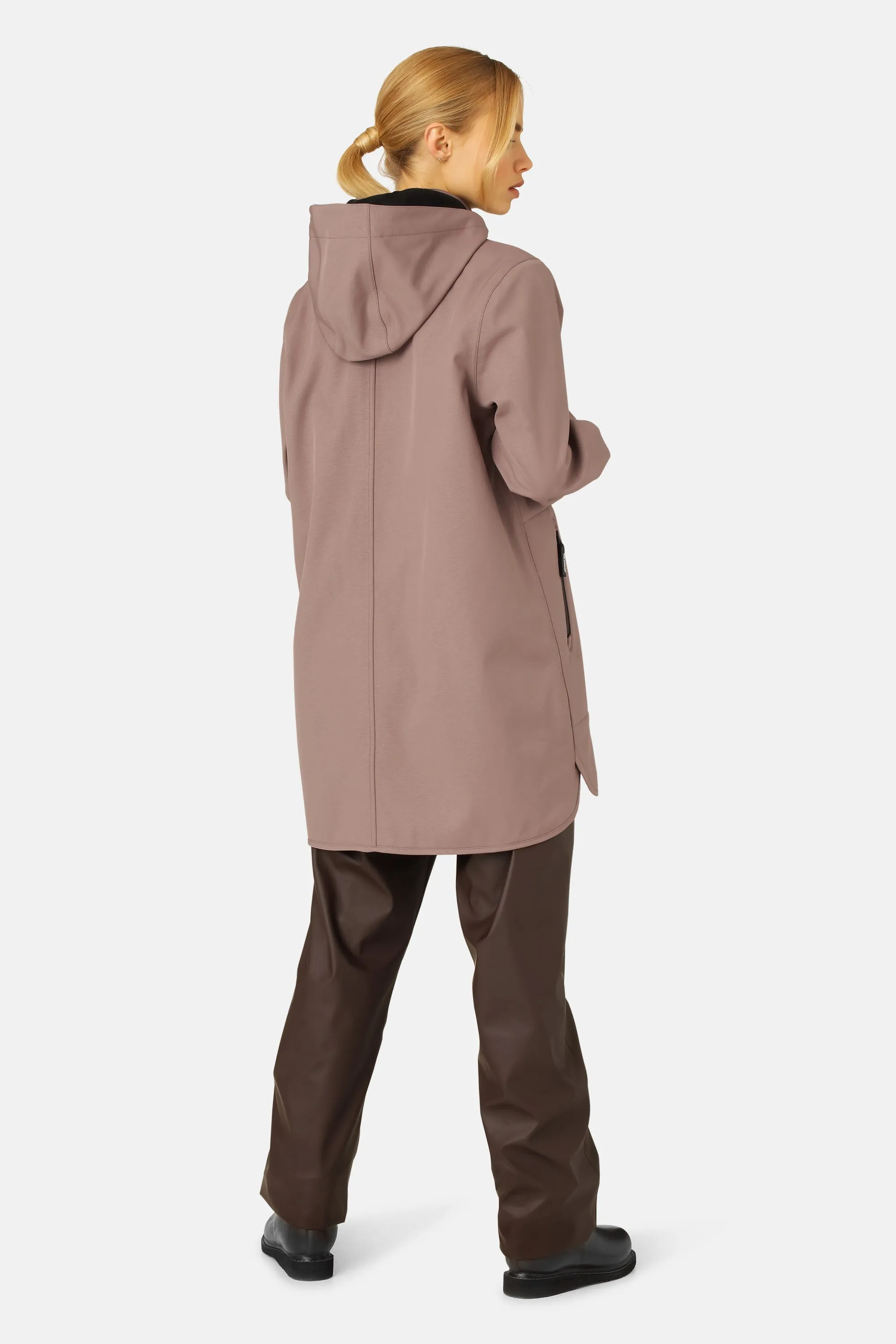 Softshell Regenmantel A-Linie - Old Lavender