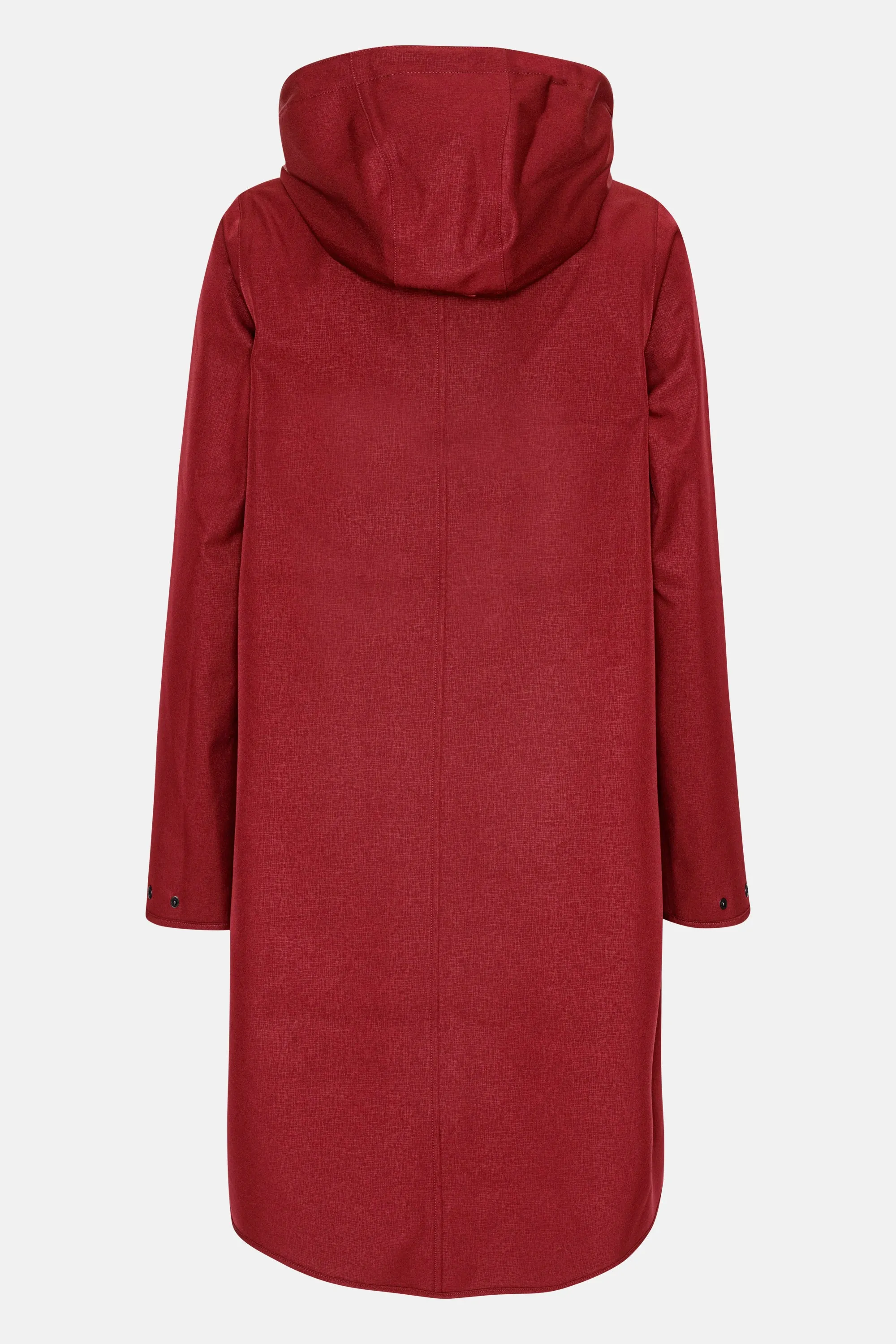 Softshell Regenmantel A-Linie - Rhubarb