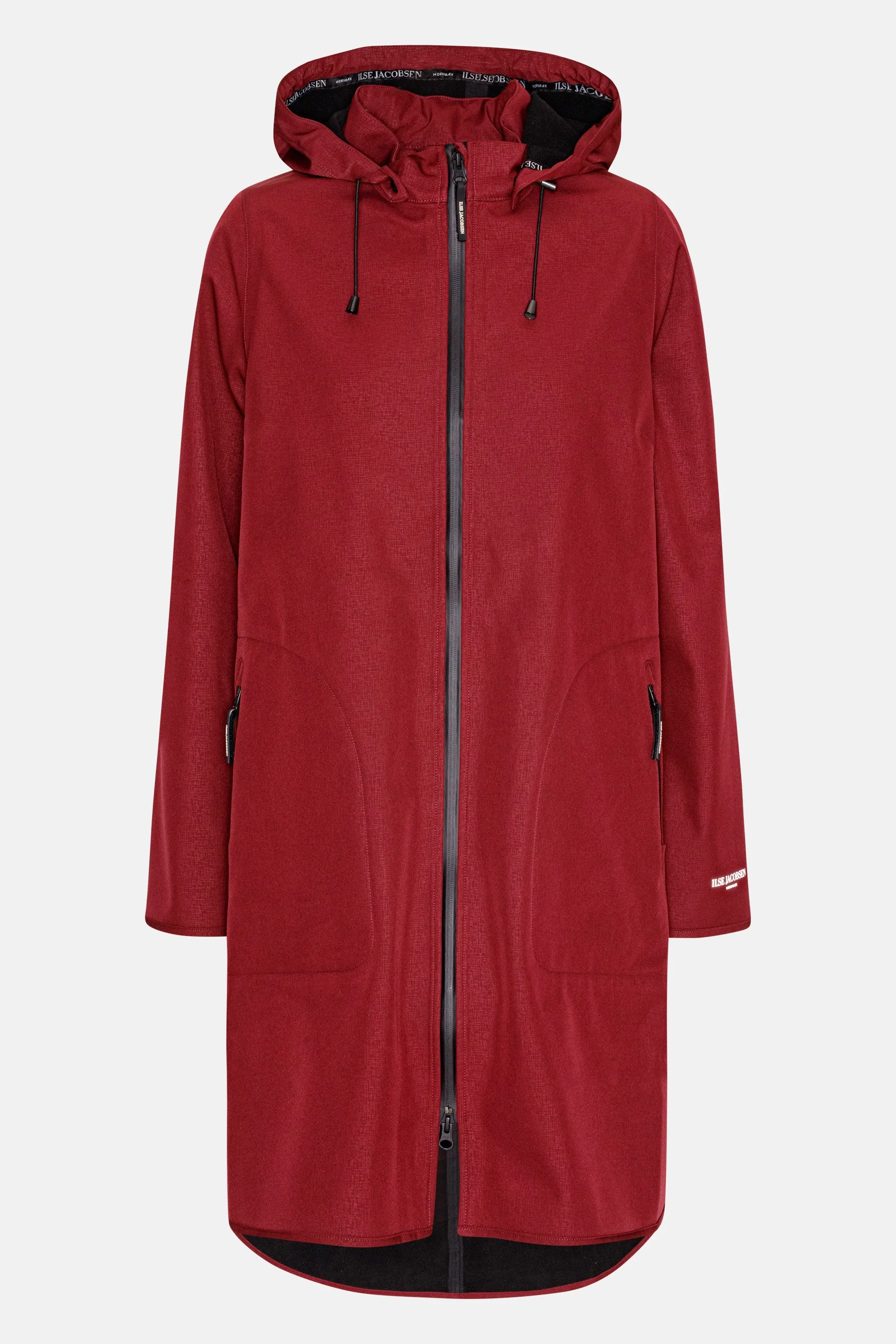 Softshell Regenmantel A-Linie - Rhubarb