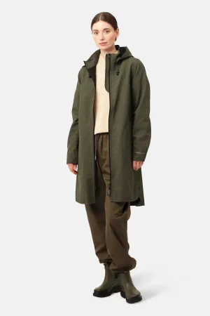 Softshell Regnjacka A-linje - Army