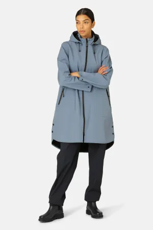 Softshell Regnjacka A-linje - Winter Ocean