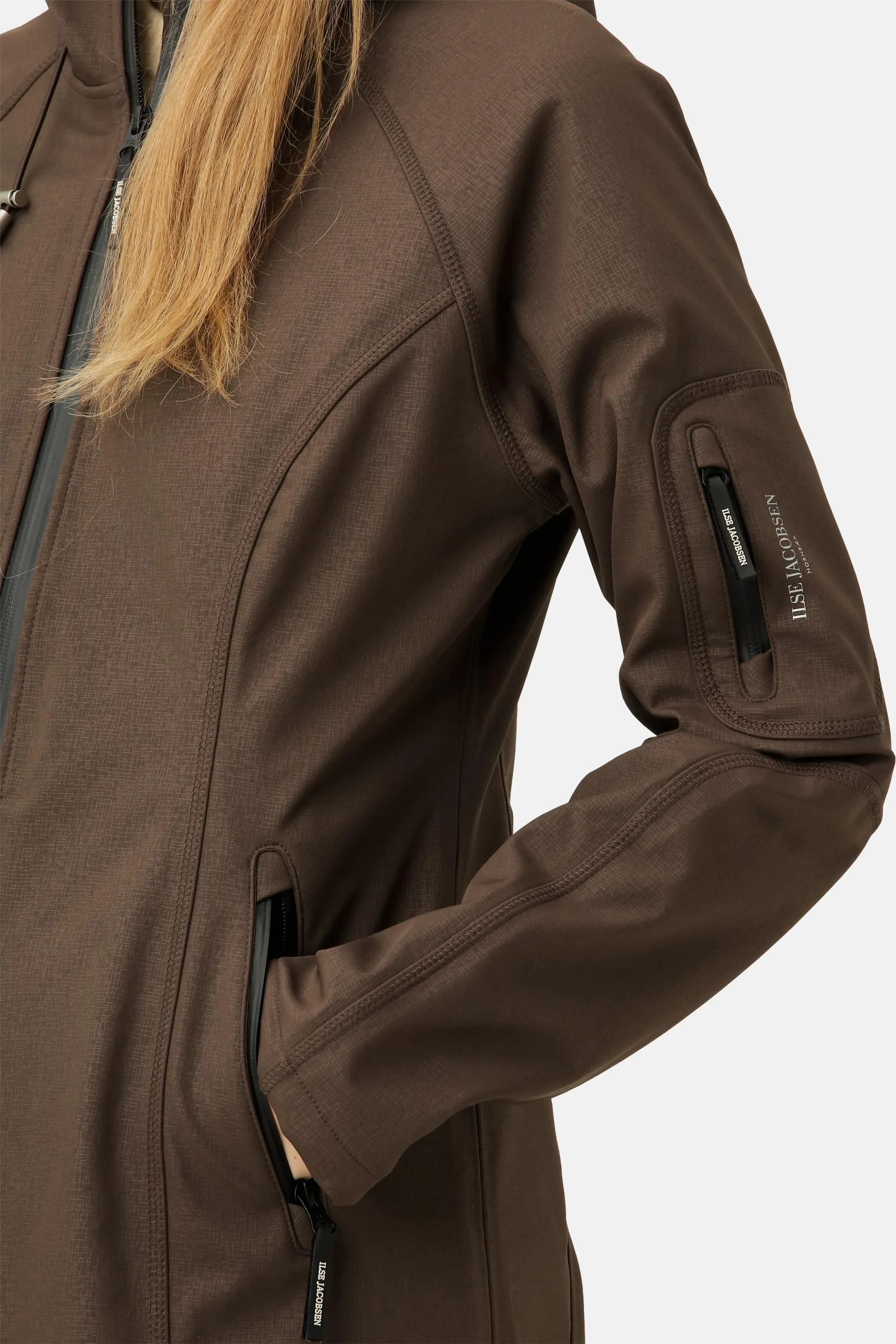Softshell Regnjacka - Chocolate Brown