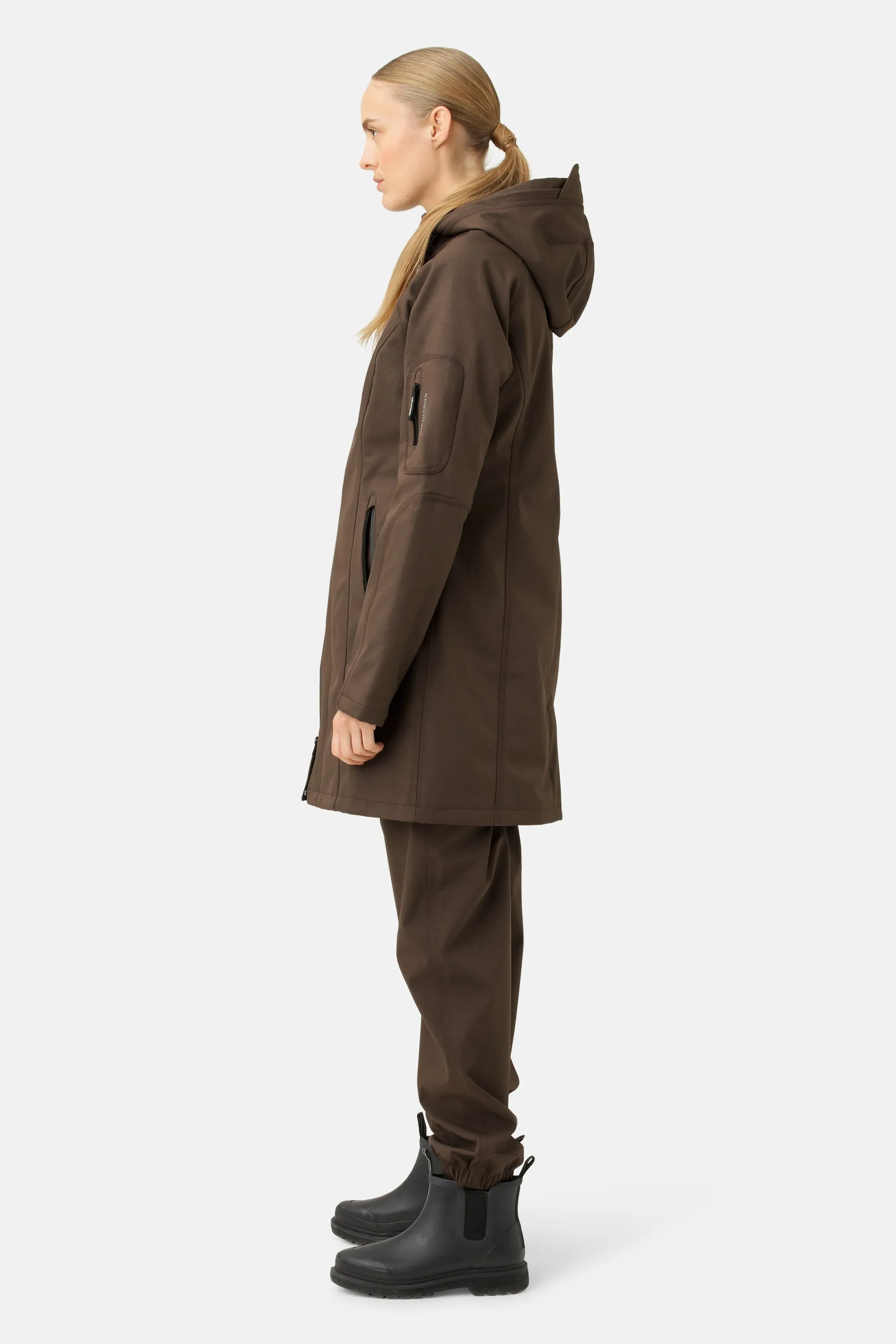 Softshell Regnjacka - Chocolate Brown