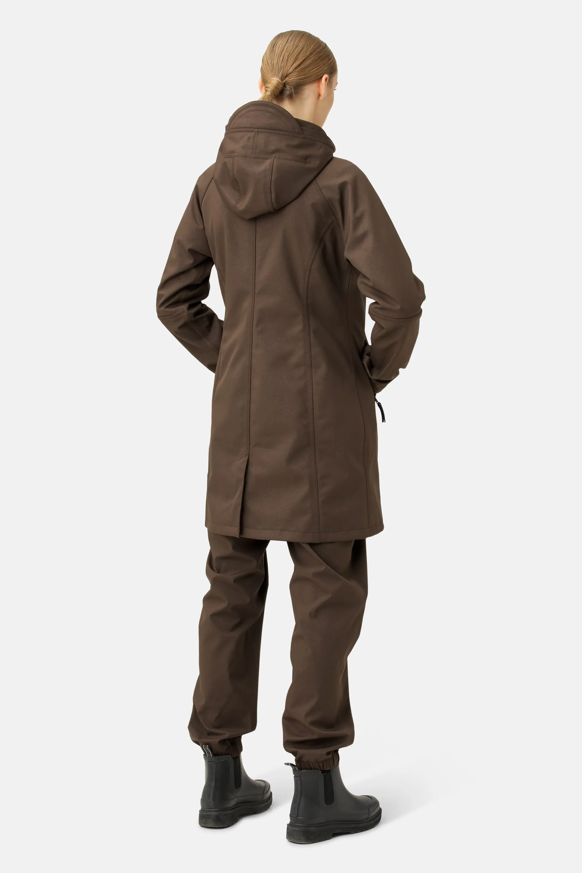 Softshell Regnjacka - Chocolate Brown