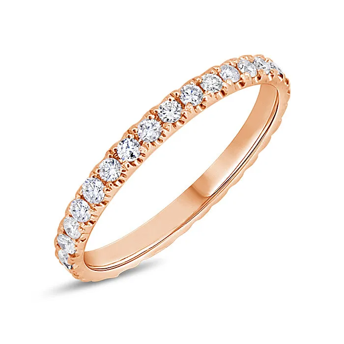 Stackable Pavé Diamond Ring