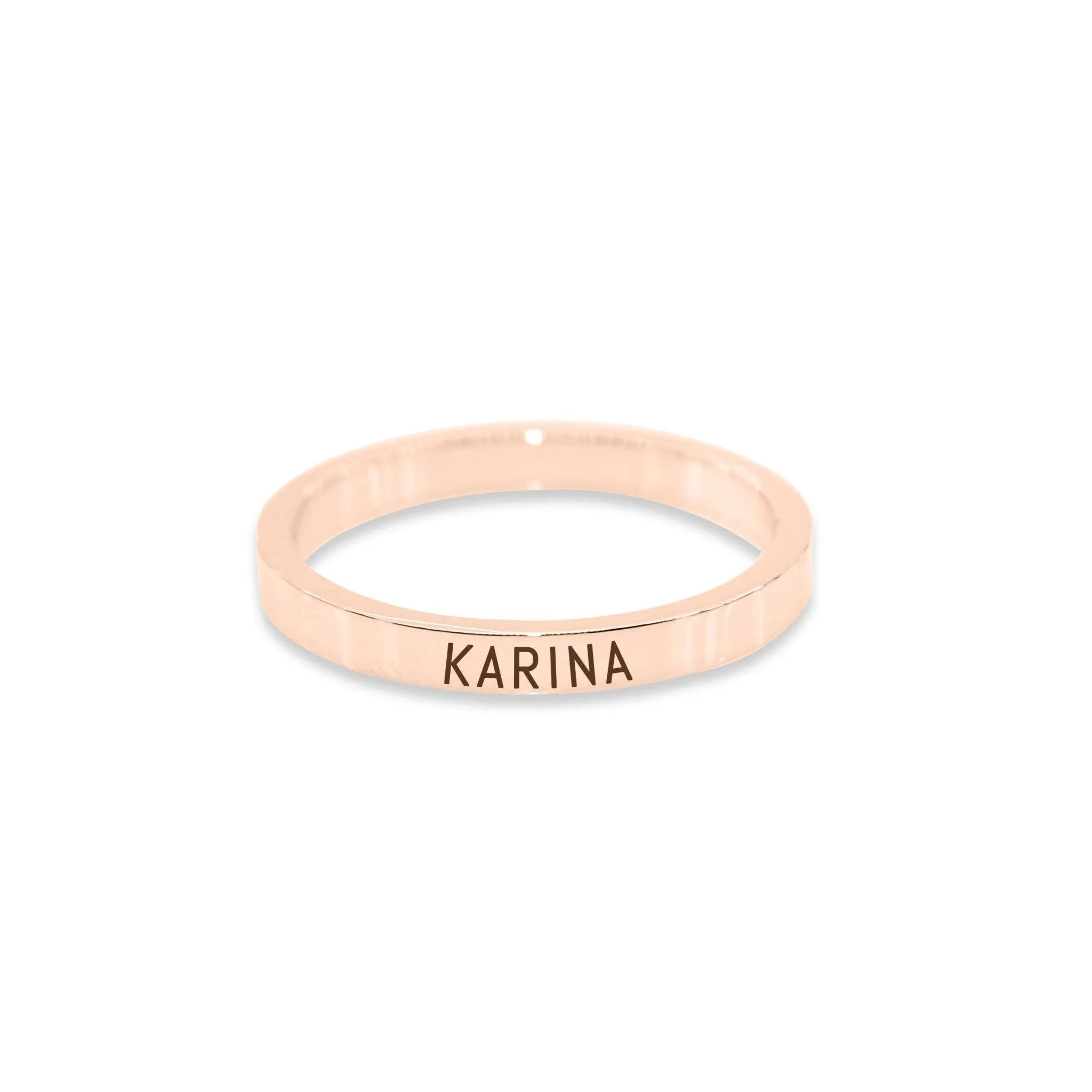 Stackable Personalised Classic Ring