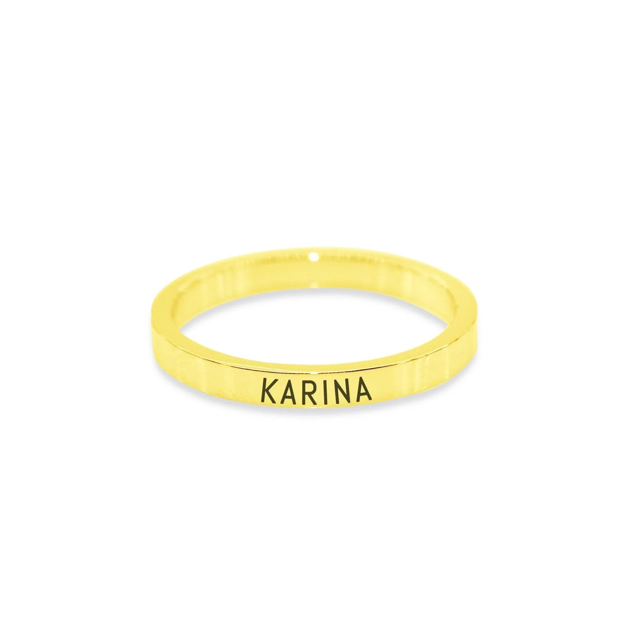 Stackable Personalised Classic Ring