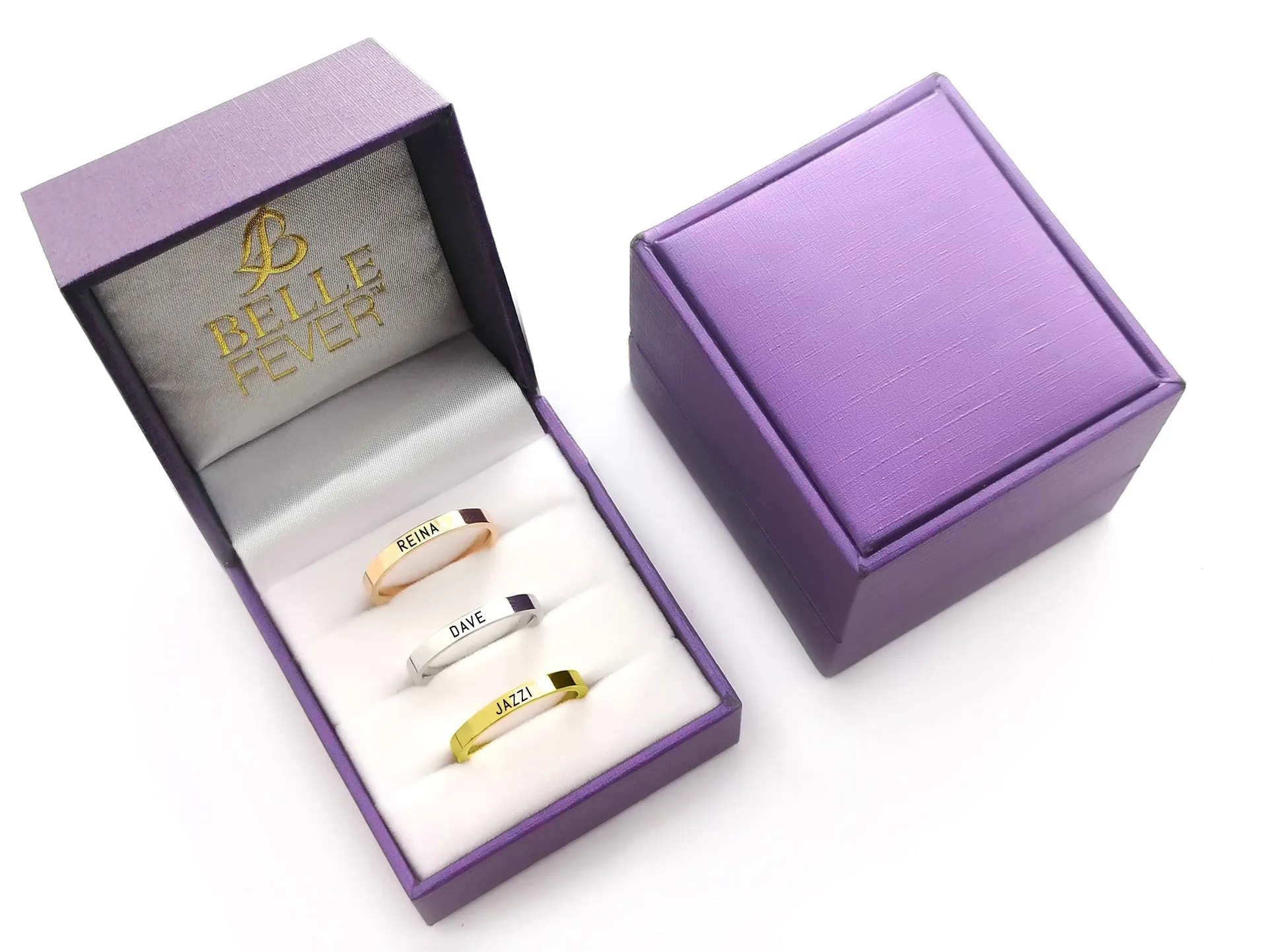 Stackable Personalised Classic Ring