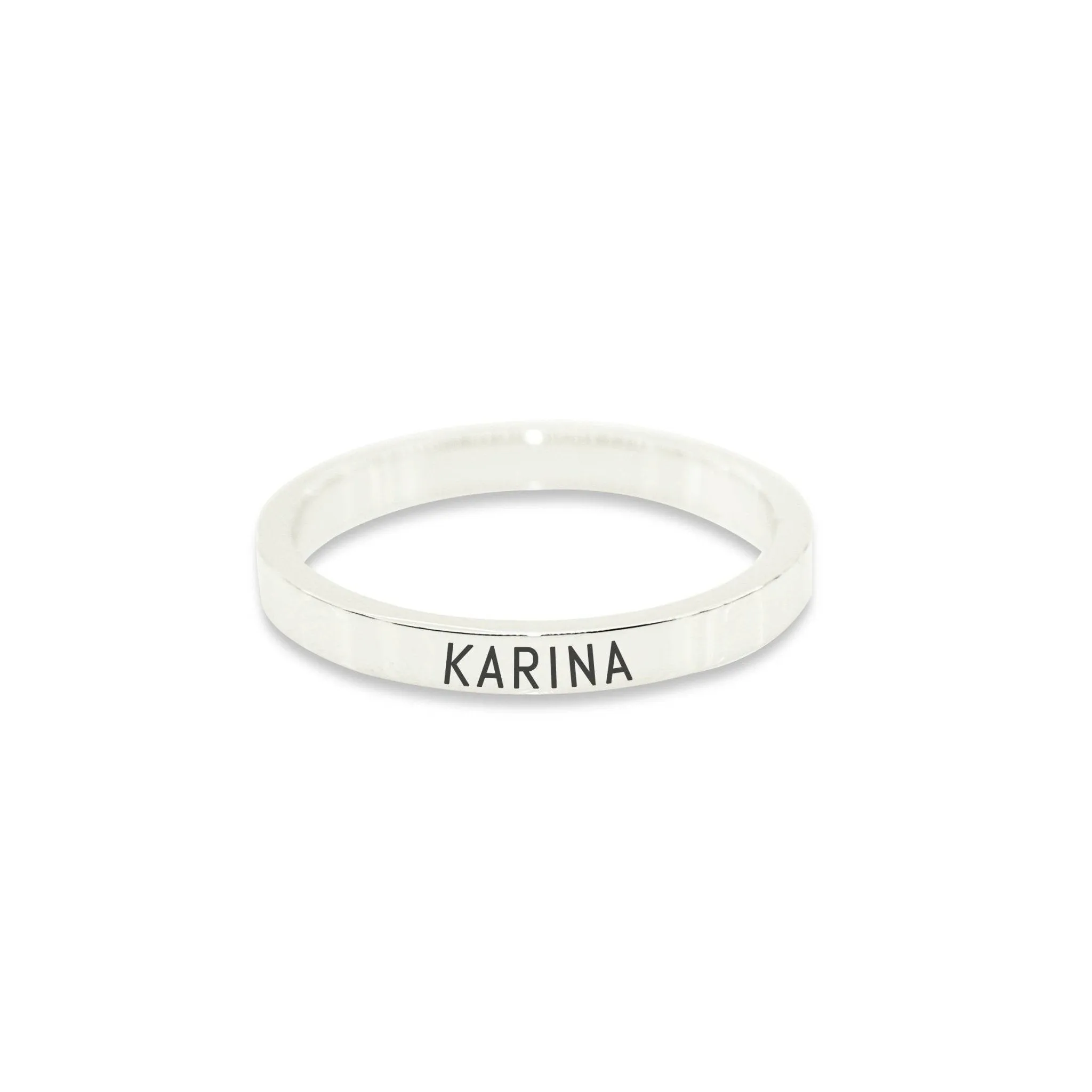 Stackable Personalised Classic Ring