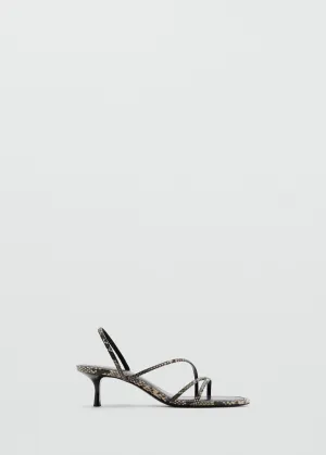 Strappy heeled sandals
