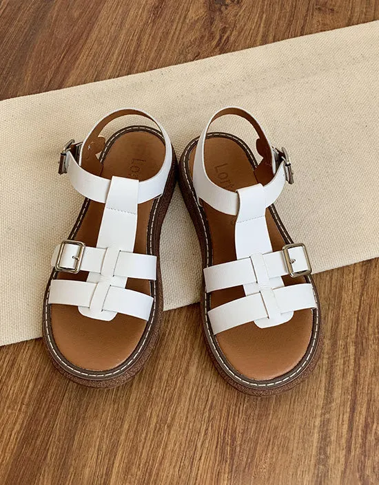 Summer Open Toe Strappy Sandals Slingback