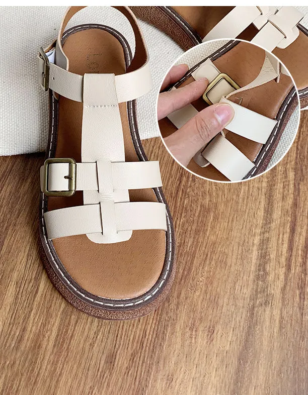 Summer Open Toe Strappy Sandals Slingback