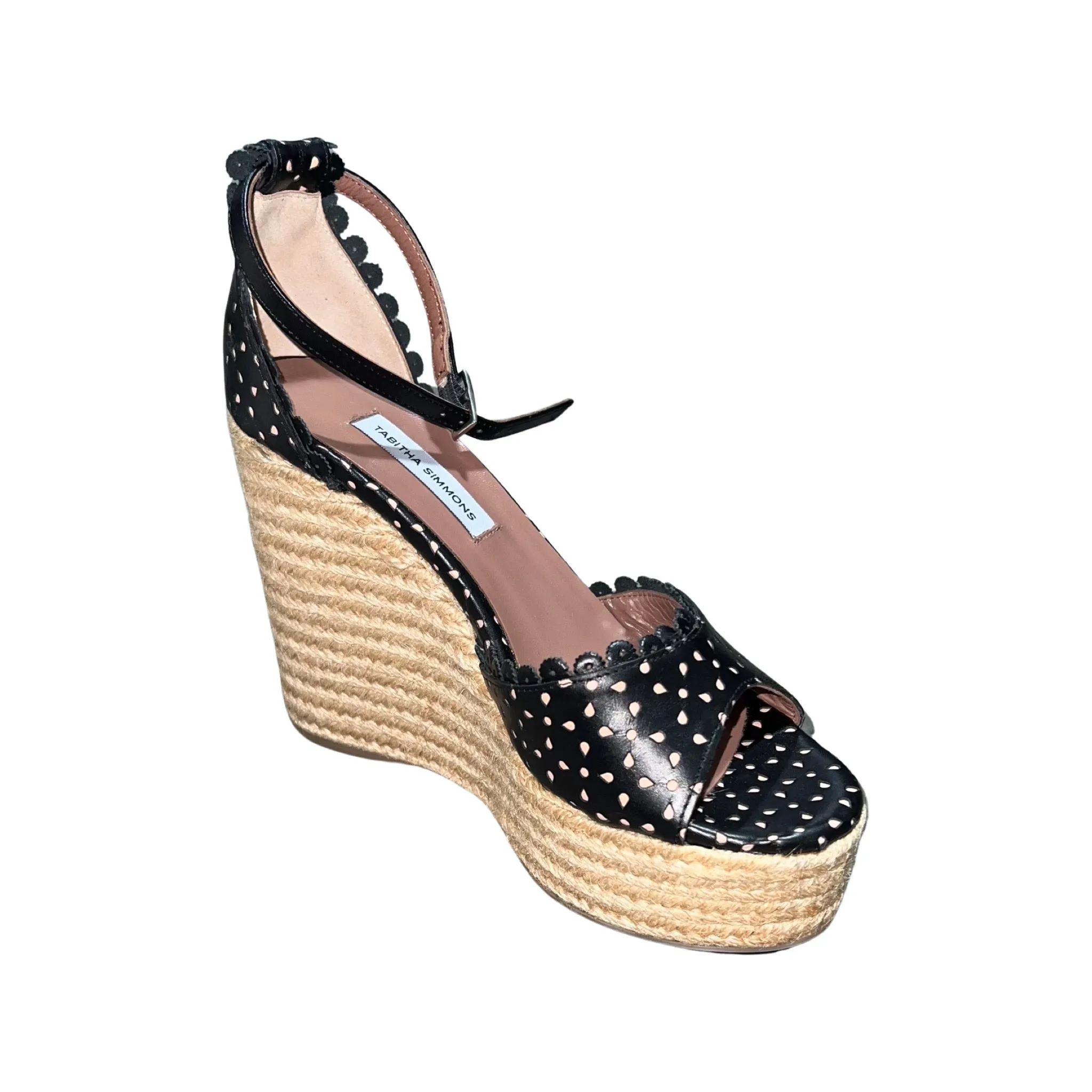 Tabitha Simmons Harp Wedge Black
